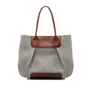 Frankie Petite - Granite Felt, Sienna Leather - TheHans