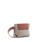 Bedford Belt Bag - Granite Felt, Sienna Leather - TheHans