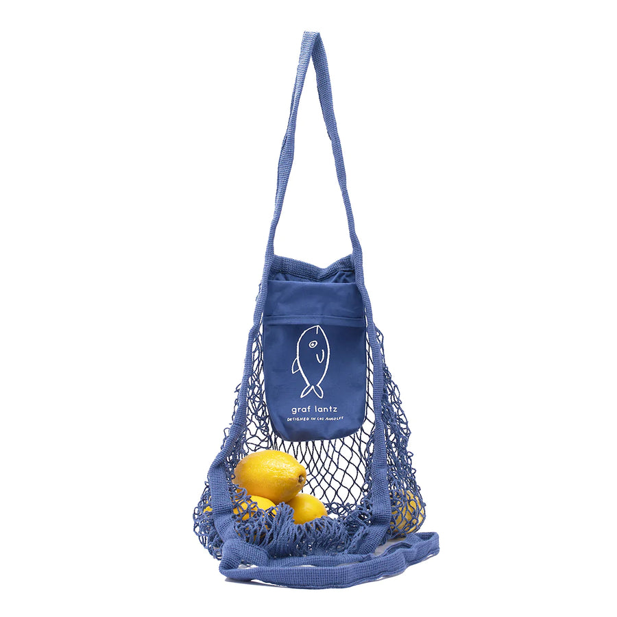 Ami market tote - sea - TheHans