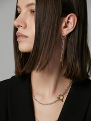 Silver & Gold Multi-Way Stud & Drop Earrings