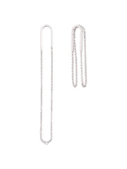 925 Sterling Silver U Shape Drop Earrings