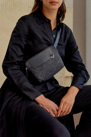 Bedford Belt Bag - Charcoal Felt, Black - TheHans