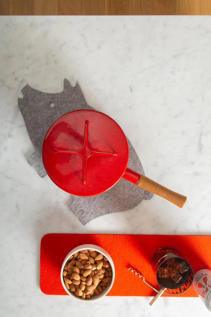 Pig Trivet Granite Felt - TheHans