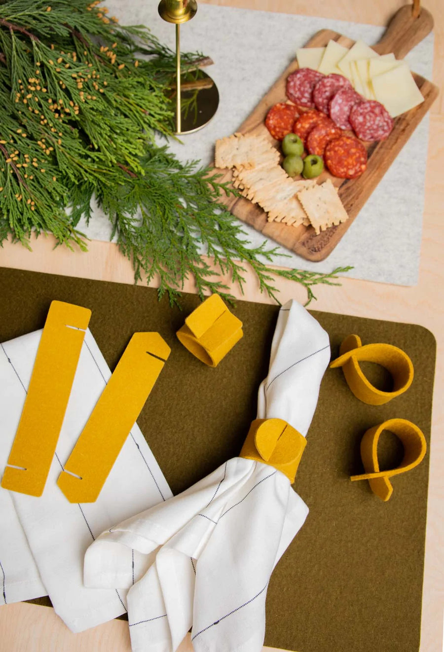 Maki Napkin Ring - Set of 6 - Dijon - TheHans