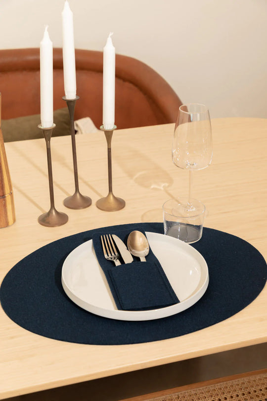 Placemat Oval - Mahogany - TheHans