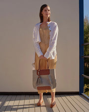 Frankie Petite - Granite Felt, Sienna Leather - TheHans