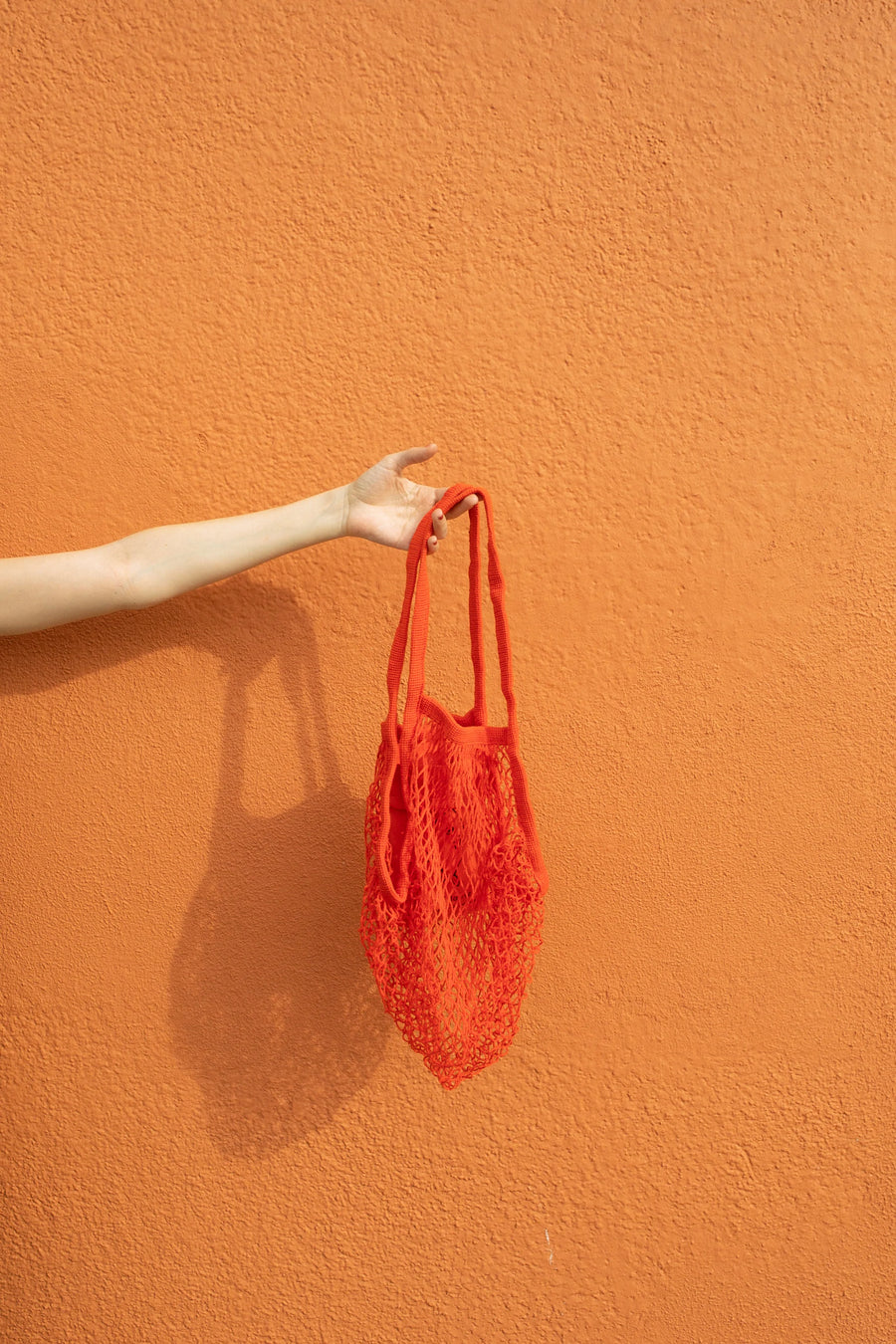 Ami market tote - orange - TheHans