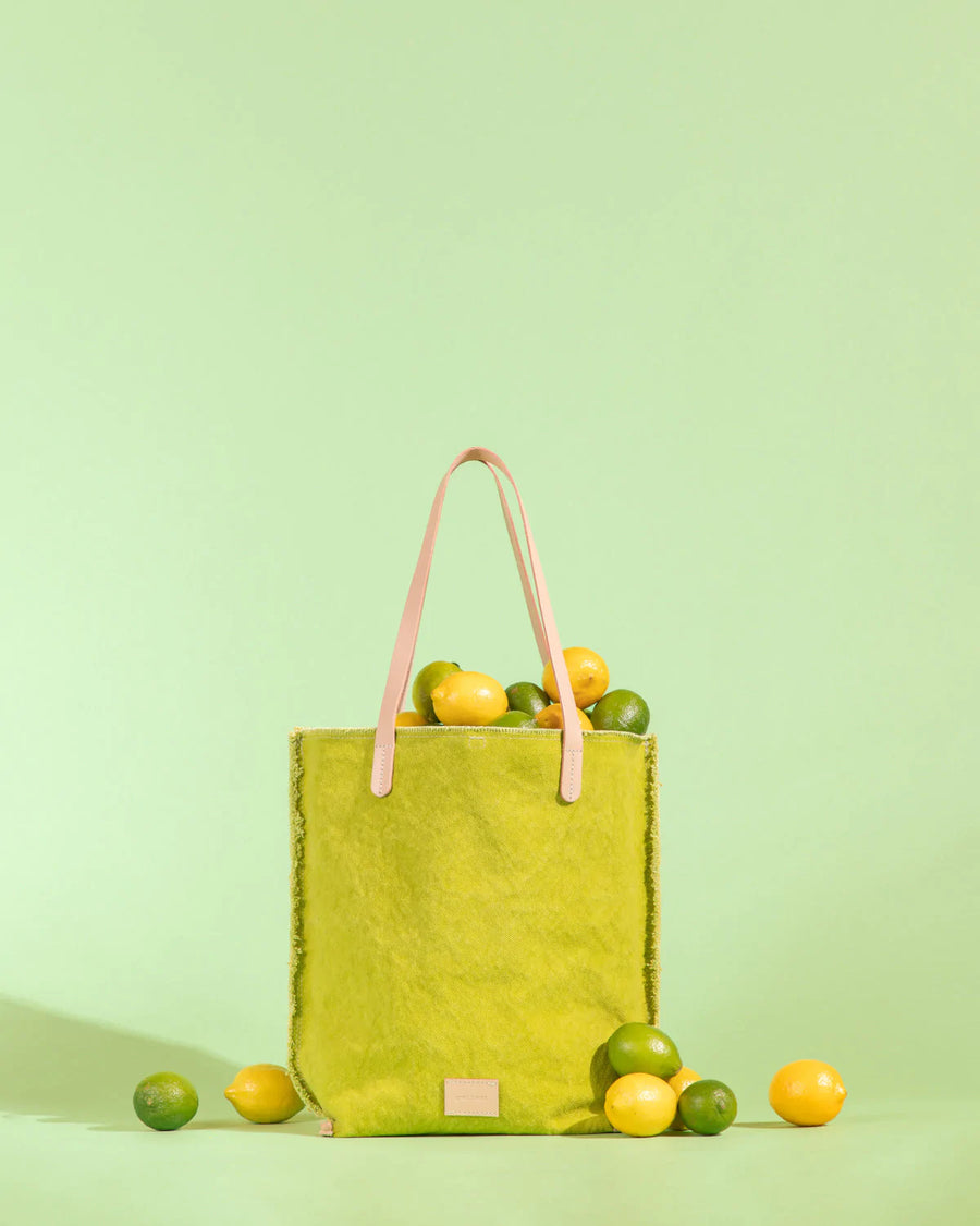 Hana Tote - Citron Canvas - TheHans