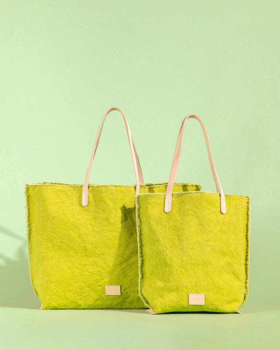 Hana Tote - Citron Canvas - TheHans